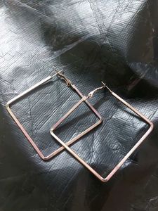 Silver Hoop Earrings