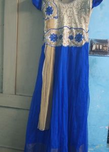 Blue Dress With Dupatta