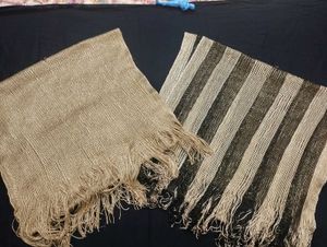 Hijab(scarf) Pack Of 2 In Golden+Sparkly Under Cap