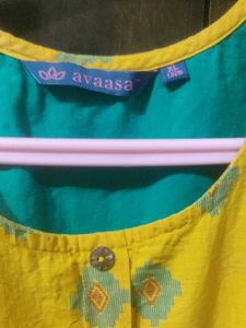Beautiful Yellow Colour  Anarkali Dress