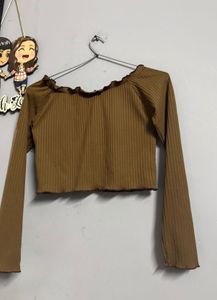 elegant off shoulder top
