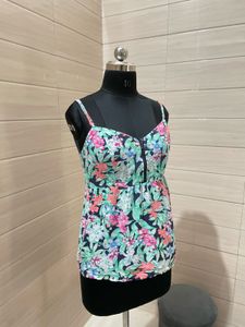 Pintresty Floral Print Cami Top