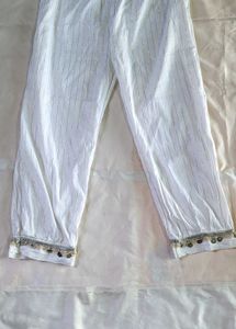free shipping....Elegant White Kurta set