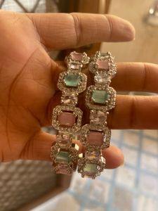 Sparkling Stone Bangles
