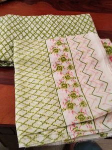 2 Cotton Suit Set With Dupatta