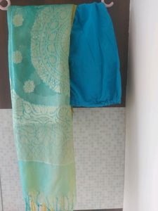 Silk Suit With Dupatta And Salwar