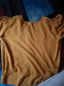 Mustard Yellow Blouse