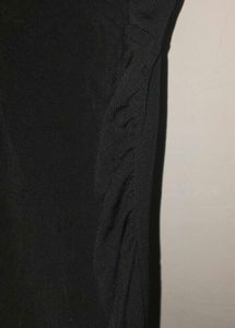Black Ruched Dress