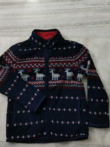 Cute Patterned Fleece Jacket