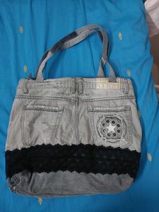 Denim Shorts Made Bag