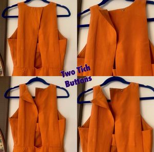 MANGO Chic Orange Mini Dress