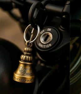 Mini Metal Bike Bell Keychain | Good Luck Hanging