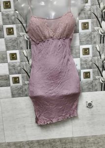 Lace Trim Cami Slip Dress