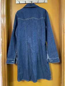 Preloved Denim Shirt Dress