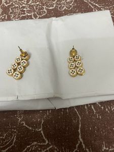 Gold Kundan Necklace &amp; Earring Set