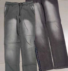 Gray Denim Jeans