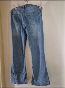 Bustier Top, Square Neck Top &amp; BootCut Jeans Combo