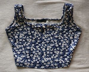 Shein Floral Crop Tank Top