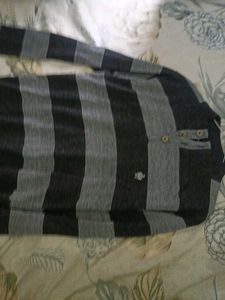 Striped Grey Sweater