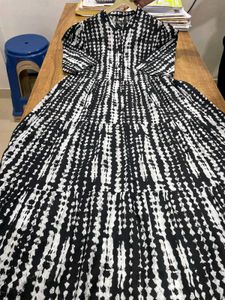 Beautiful Pure Cotton Black Midi