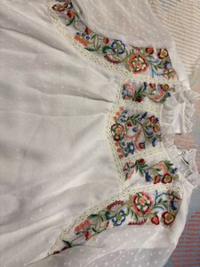 White Embroidered Blouse