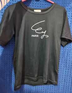 Black Paris Graphic Tee