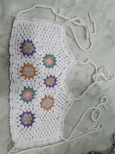 Crochet Flower Top