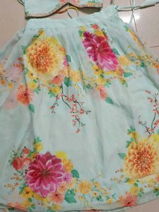 Floral Lehenga Choli Set