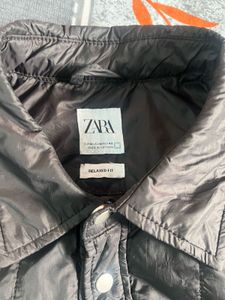 Zara Quilted Overshirt Jacket
