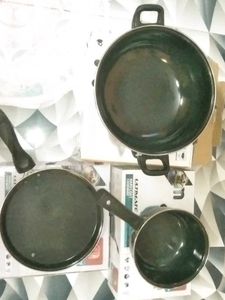 Non Stick Three Piece Bartan
