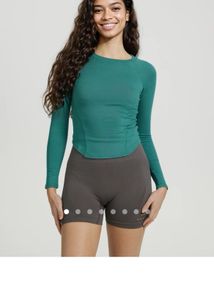Green Long Sleeve Sports Top