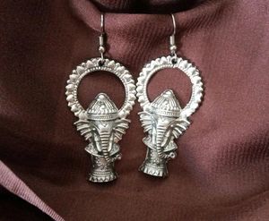 Oxodise Ganesha Earrings| Not Used