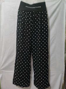 Polka Dot Wide Leg Pants