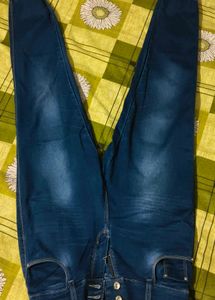 Pull-On Denim Jeans