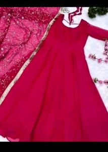 WOMEN Embrodairy Stright Kurta Set