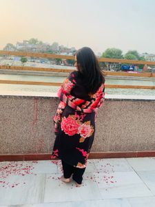 Floral Print Kurta Set