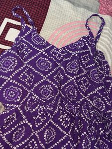 Purple Print Sundress
