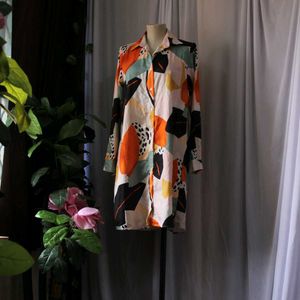 Abstract Print Dress