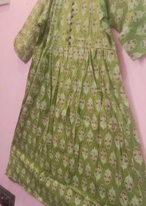 XXL Green Printed Kurta Colour And Size Available