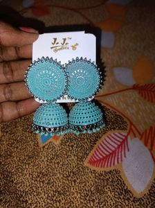 Blue Jhumka