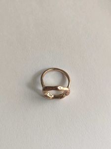 Unique Bronze rose -Tone Statement Ring