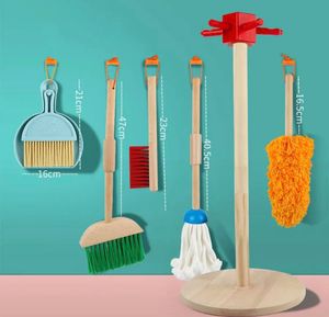 Wooden House Cleaning Set
