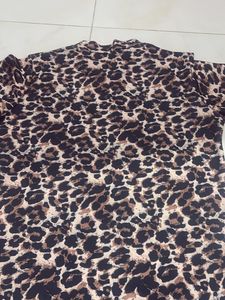 Leopard Print Crewneck T-Shirt