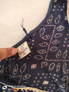 Navy Blue Gawn Kurta