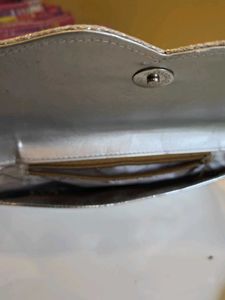 Elegant Silver Clutch