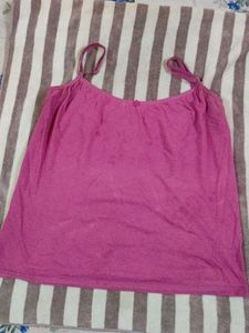 New Solid Pink Camisole Slip