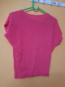 Pink Color Cute Top