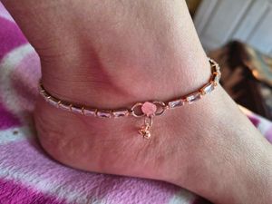Elegant Gold-Tone Anklet