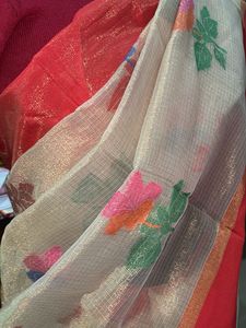 Elegant Floral Saree