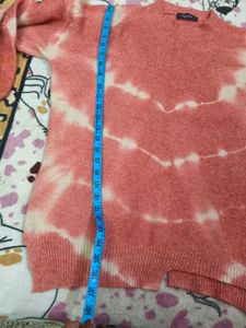 New Tie-Dye Pullover Sweater in XXL size